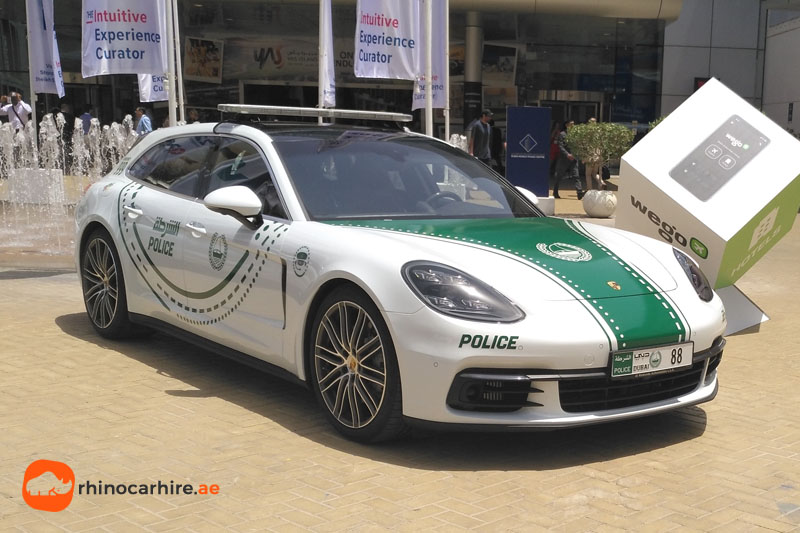 Porsche Panamera Police Car Dubai