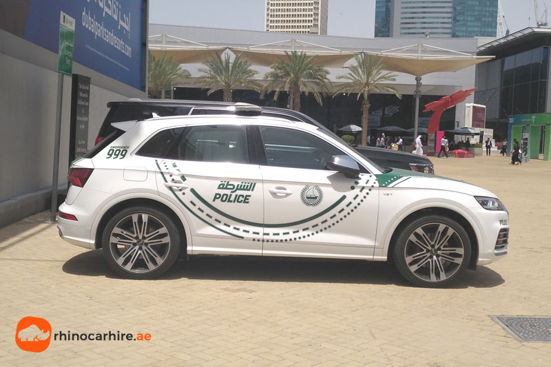 Audi Q7 Police Car Dubai