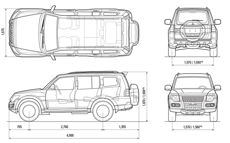 Mitsubishi Pajero Rental Dubai Specification